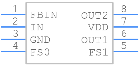 CY2302SXI-1 - Infineon - PCB symbol