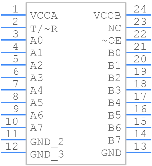 74LVXC3245WM - onsemi - PCB symbol