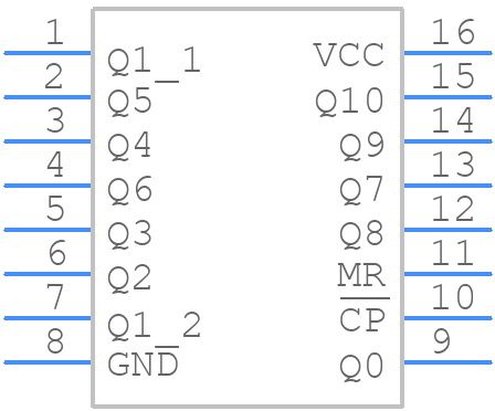 74VHC4040MTC - onsemi - PCB symbol