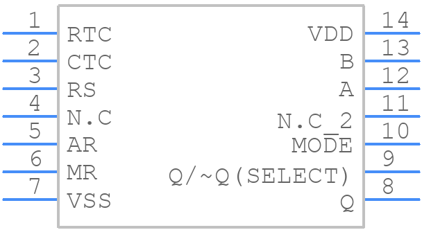 CD4541BCM - onsemi - PCB symbol