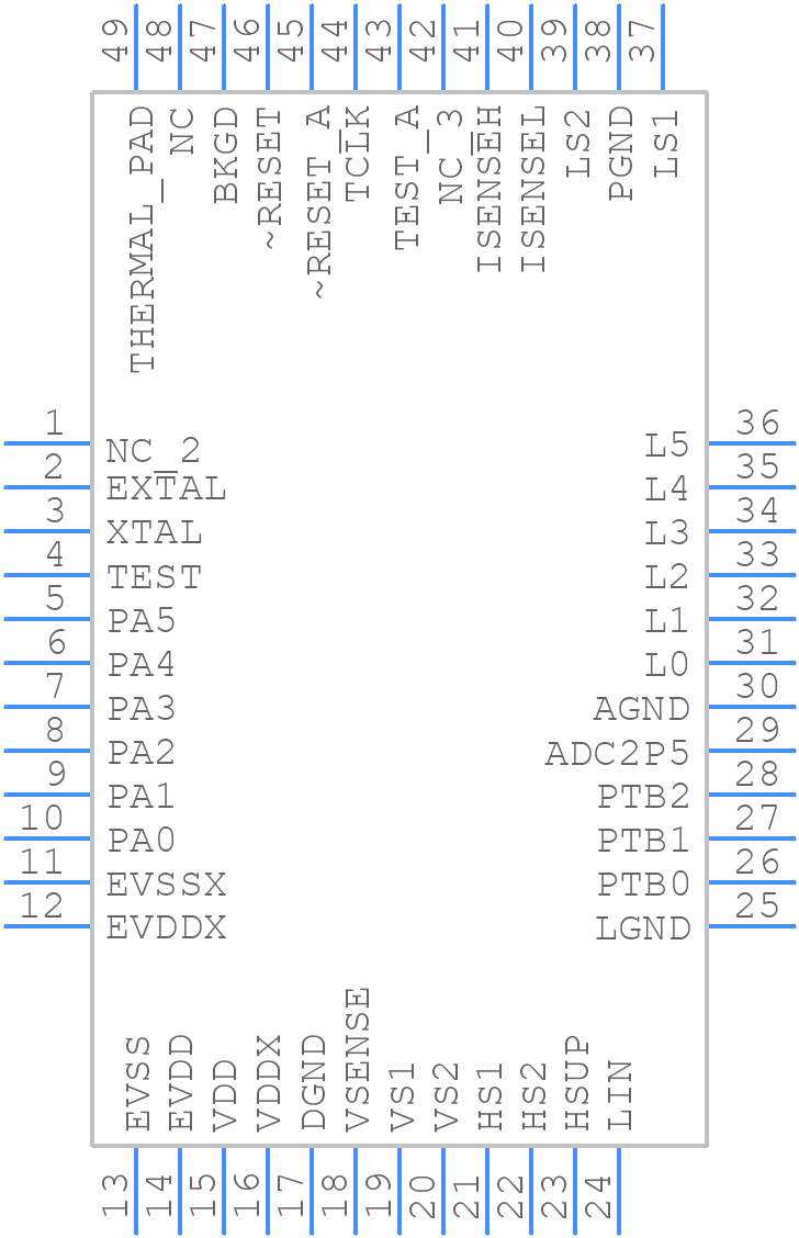 MM912F634BV1AE - Nexperia - PCB symbol