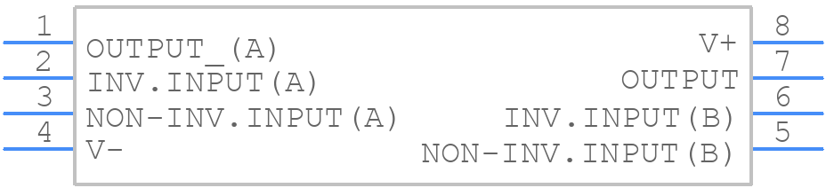CA3240AE - Renesas Electronics - PCB symbol