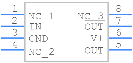 EL7182CN - Renesas Electronics - PCB symbol