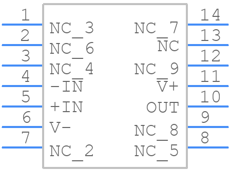 HA1-2540-5 - Renesas Electronics - PCB symbol