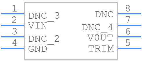 LT1021DCS8-5PBF - Analog Devices - PCB symbol