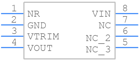 LT1027ECS8-5PBF - Analog Devices - PCB symbol
