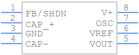 LT1054IN8PBF - Analog Devices - PCB symbol