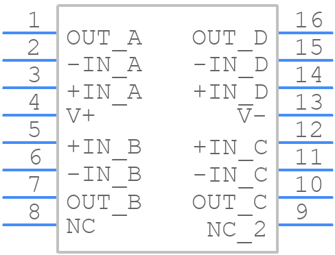 LT1079ISWPBF - Analog Devices - PCB symbol