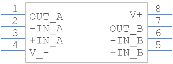 LT1112IS8PBF - Analog Devices - PCB symbol
