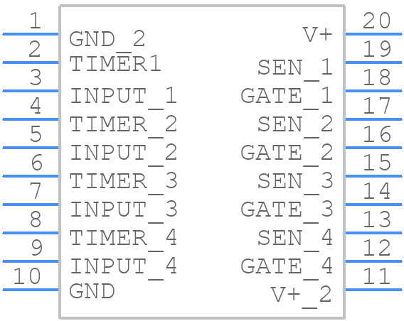 LT1161ISWPBF - Analog Devices - PCB symbol