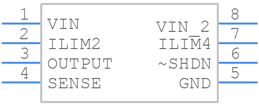 LT1175MPS8-5TRPBF - Analog Devices - PCB symbol
