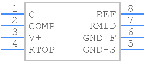 LT1431CS8PBF - Analog Devices - PCB symbol