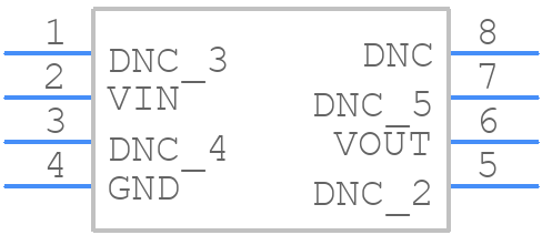 LT1460ACS8-2.5PBF - Analog Devices - PCB symbol