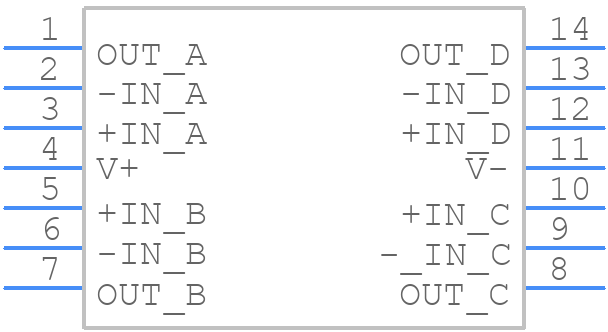 LT1491CSPBF - Analog Devices - PCB symbol