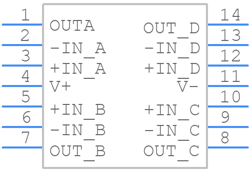 LT1499HSPBF - Analog Devices - PCB symbol