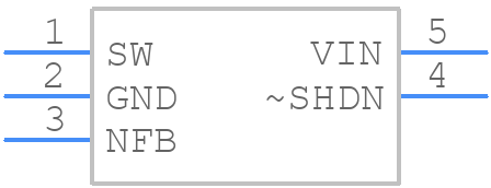 LT1611CS5PBF - Analog Devices - PCB symbol