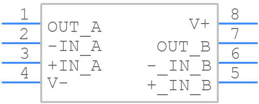 LT1630HS8TRPBF - Analog Devices - PCB symbol