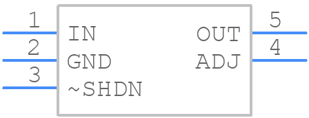 LT1761ES5-SDPBF - Analog Devices - PCB symbol