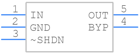 LT1761IS5-3.3PBF - Analog Devices - PCB symbol