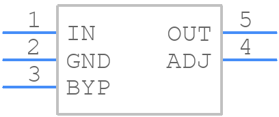LT1761IS5-BYPTRMPBF - Analog Devices - PCB symbol
