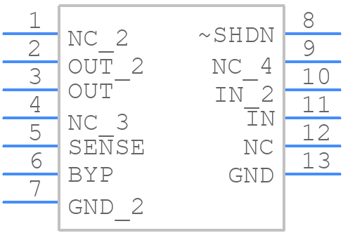 LT1763IDE-5PBF - Analog Devices - PCB symbol