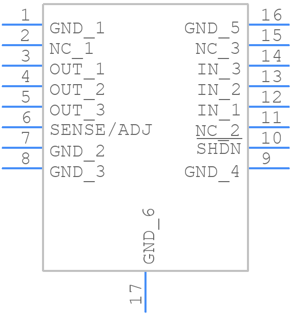 LT1764AEFEPBF - Analog Devices - PCB symbol