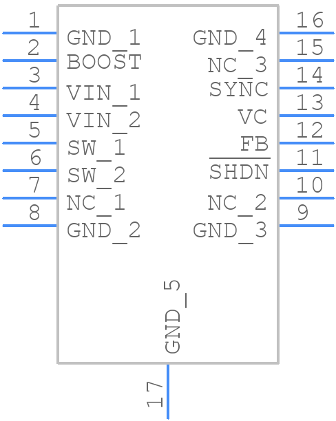 LT1765EFEPBF - Analog Devices - PCB symbol