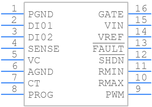 LT1768CGNPBF - Analog Devices - PCB symbol