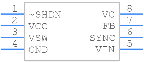 LT1776CS8PBF - Analog Devices - PCB symbol