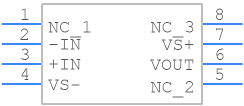 LT1800CS8PBF - Analog Devices - PCB symbol