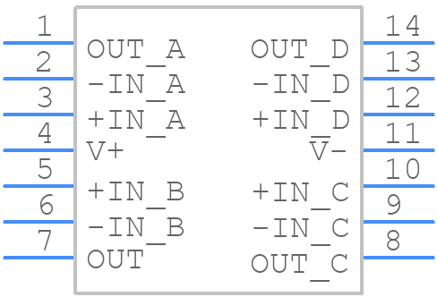 LT1885CSPBF - Analog Devices - PCB symbol