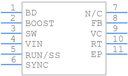 LT1912EDDPBF - Analog Devices - PCB symbol
