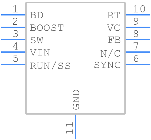 LT1912EMSEPBF - Analog Devices - PCB symbol