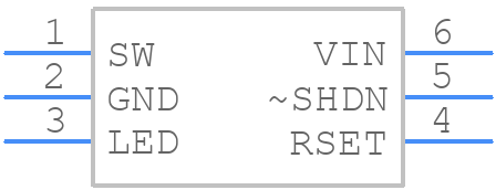 LT1932ES6PBF - Analog Devices - PCB symbol