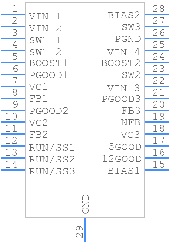 LT1941EFEPBF - Analog Devices - PCB symbol