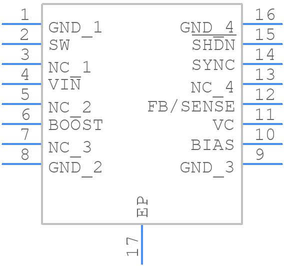 LT1956EFEPBF - Analog Devices - PCB symbol