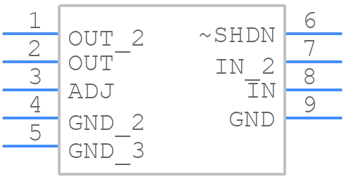LT1965IMS8EPBF - Analog Devices - PCB symbol