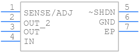 LT3008IDC-3.3TRMPBF - Analog Devices - PCB symbol