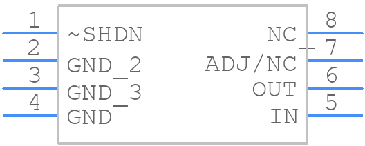 LT3009ESC8-1.2TRPBF - Analog Devices - PCB symbol
