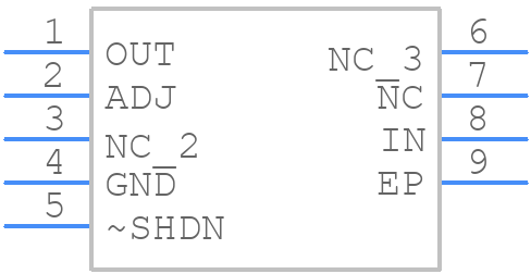 LT3010MPMS8EPBF - Analog Devices - PCB symbol