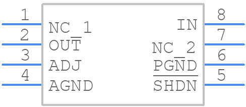 LT3021ES8PBF - Analog Devices - PCB symbol