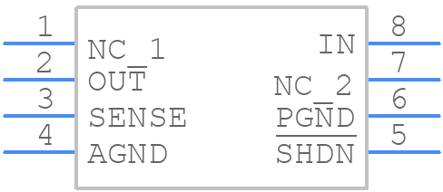 LT3021ES8-1.2PBF - Analog Devices - PCB symbol