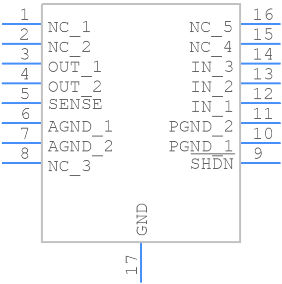 LT3022EMSE-1.2PBF - Analog Devices - PCB symbol