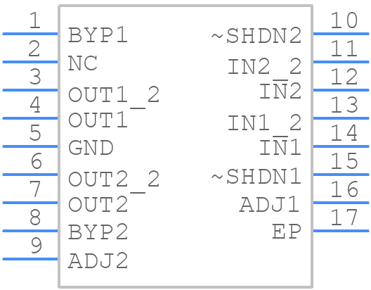 LT3029EDETRPBF - Analog Devices - PCB symbol