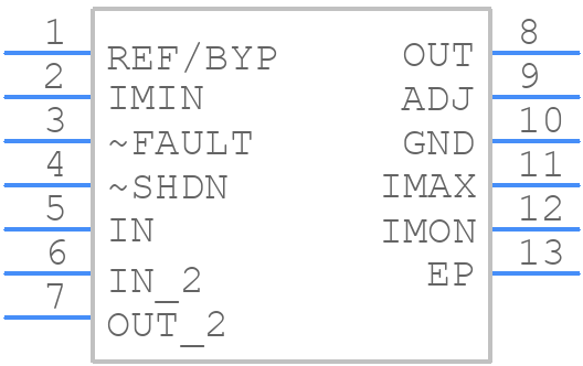 LT3050EDDBTRMPBF - Analog Devices - PCB symbol