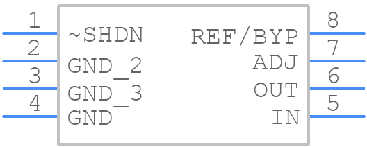 LT3060HTS8-1.8TRMPBF - Analog Devices - PCB symbol