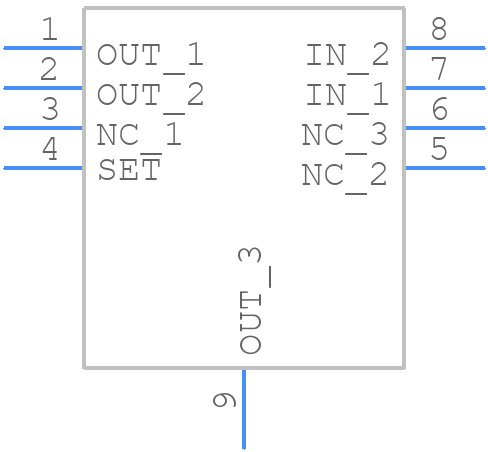 LT3082EDDPBF - Analog Devices - PCB symbol
