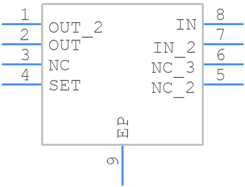LT3082EDDTRPBF - Analog Devices - PCB symbol