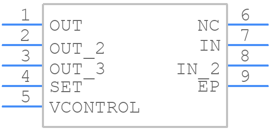 LT3085EMS8EPBF - Analog Devices - PCB symbol