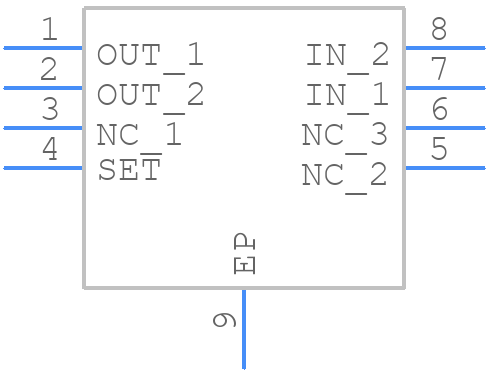 LT3092EDDPBF - Analog Devices - PCB symbol